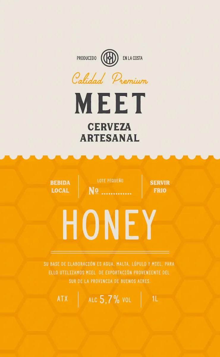 Etiqueta variedad Honey