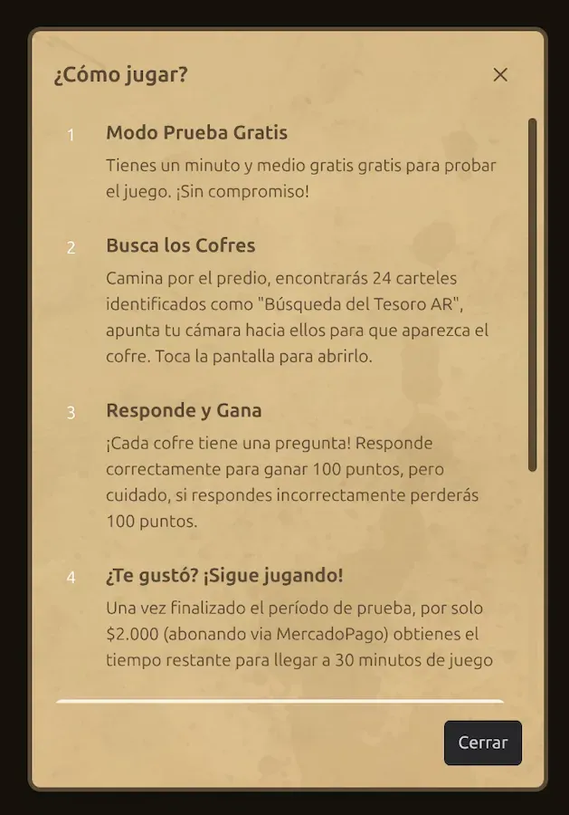 Instrucciones de cómo jugar