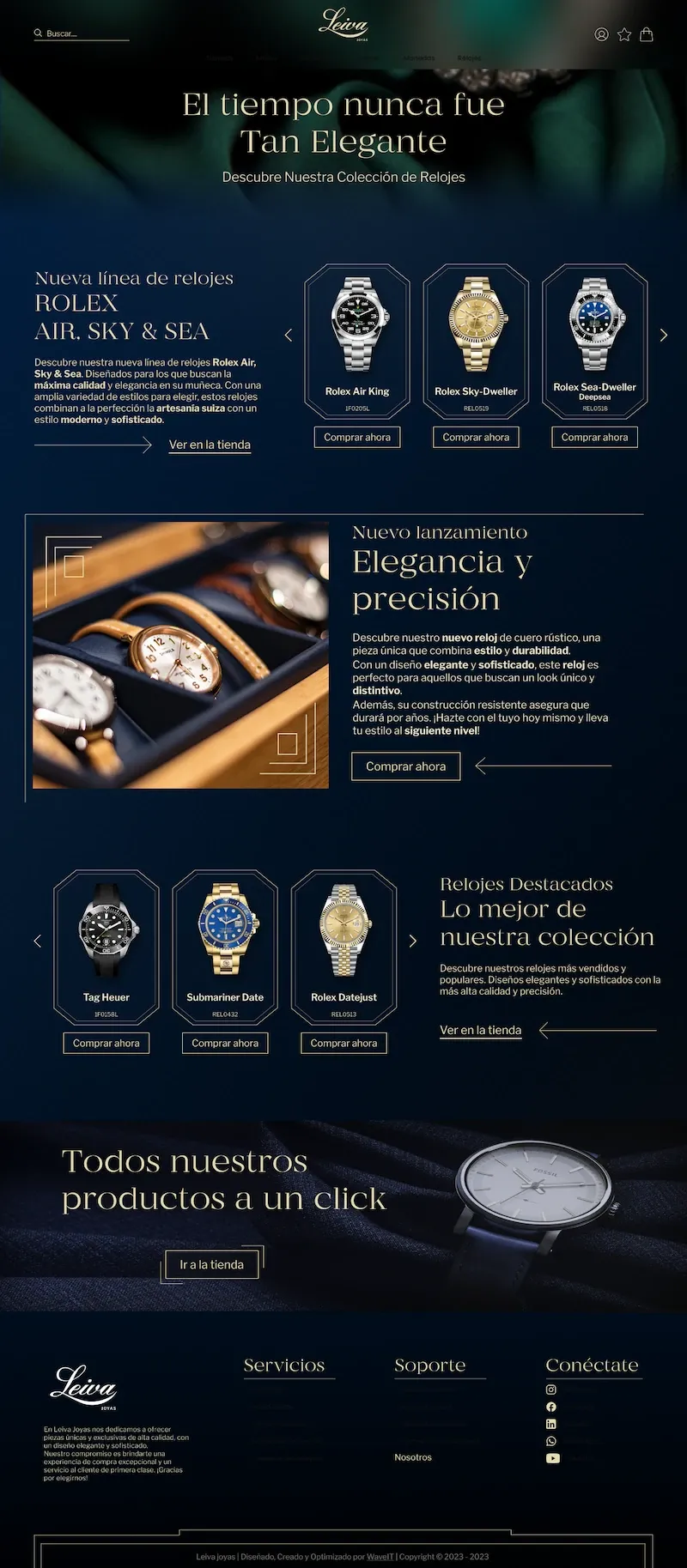 Pagina de categorias